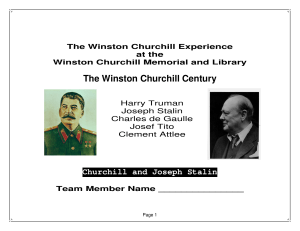Joseph Stalin - National Churchill Museum
