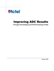 Improving ADC Results Through Oversampling and