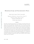 Heisenberg Groups and Noncommutative Fluxes