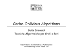 Cache-Oblivious Algorithms - Dipartimento di Informatica e