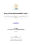 Stress, Over-consumption and Climate Change - LUMES