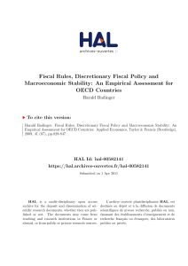 Fiscal Rules, Discretionary Fiscal Policy and Macroeconomic