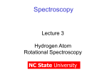 Rotational spectroscopy