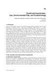 Pyrethroid Insecticides: Use, Environmental Fate, and