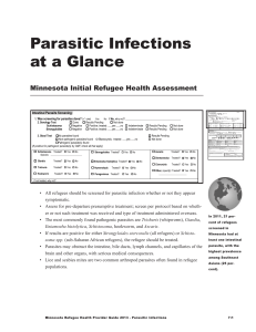 Parasitic Infections - Minnesota Department of Health