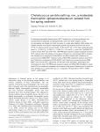 Chelatococcus sambhunathii sp. nov., a moderately thermophilic