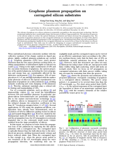 Graphene plasmon propagation on corrugated