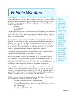 Vehicle Washes - Alliance for Water Efficiency