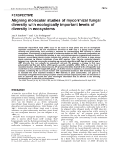 Aligning molecular studies of mycorrhizal fungal diversity