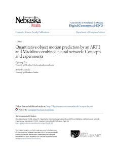Quantitative object motion prediction by an ART2 and Madaline