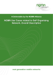 NGMN Use Cases related to Self Organising Network, Overall