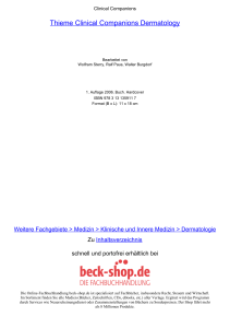 Thieme Clinical Companions Dermatology - Beck-Shop