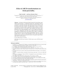 Effect of ABCD transformations on beam paraxiality