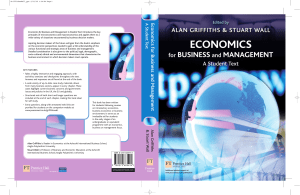Economics for Business and ManagementA Student Text