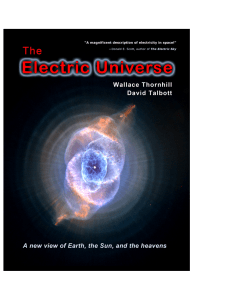 The Electric Universe by Wallace Thornhill and David Talbott