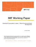 Household Consumption in Japan – Role of Income and Asset