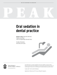 Oral sedation in dental practice