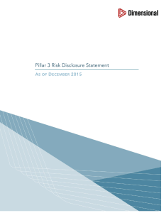 Pillar 3 - Dimensional Fund Advisors