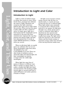 Introduction to Light and Color