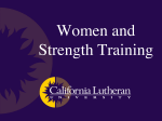 Women and Strength Training - CLU Sports