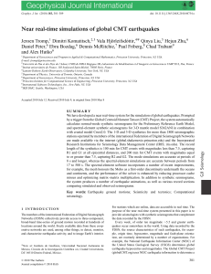 Tromp et al. 2010 - ShakeMovie Global