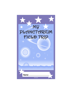 Planetarium Field Trip Guide