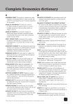 Complete Economics dictionary - Liceo Ginnasio Statale «Virgilio