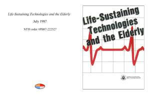 Life-Sustaining Technologies and the Elderly