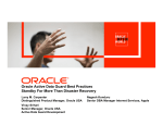 Oracle Active Data Guard Best Practices Standby For More Than
