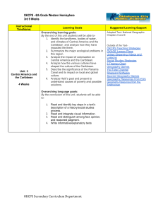 OKCPS - 6th Grade Western Hemisphere 3rd 9 Weeks OKCPS