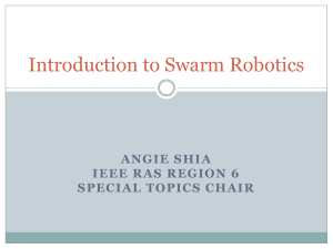 Introduction to Swarm Robotics