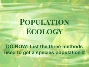 Population Ecology