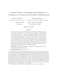 Location Choice and Employment Decisions: A