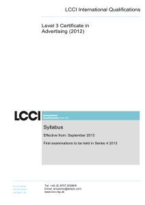 Syllabus Level 3 | PDF 713.8 KB