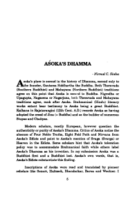 Asoka`s Dhamma