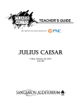 JULIUS CAESAR - Sangamon Auditorium