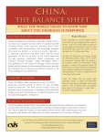 China: The Balance Sheet