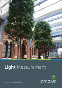 Light Measurement Guide