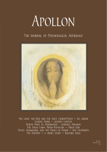 apollon issue six - The Centre For Psychological Astrology
