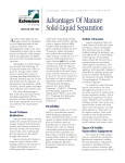 Advantages Of Manure Solid-Liquid Separation