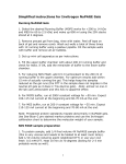 Simplified instructions for Invitrogen NuPAGE Gels