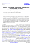 Radiatively driven Rayleigh-Taylor instability candidates around a