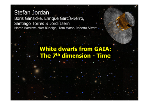 White dwarfs from GAIA: The 7th dimension