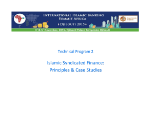 Islamic Syndicated Finance