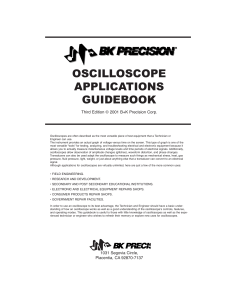 oscilloscope applications guidebook
