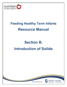 Section B. Introduction of Solids