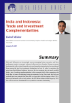 India and Indonesia: Trade and Investment Complementarities