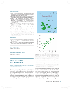 species–area relationship