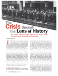 The Crisis through the Lens of History