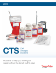 Flyer: Cell Therapy Systems